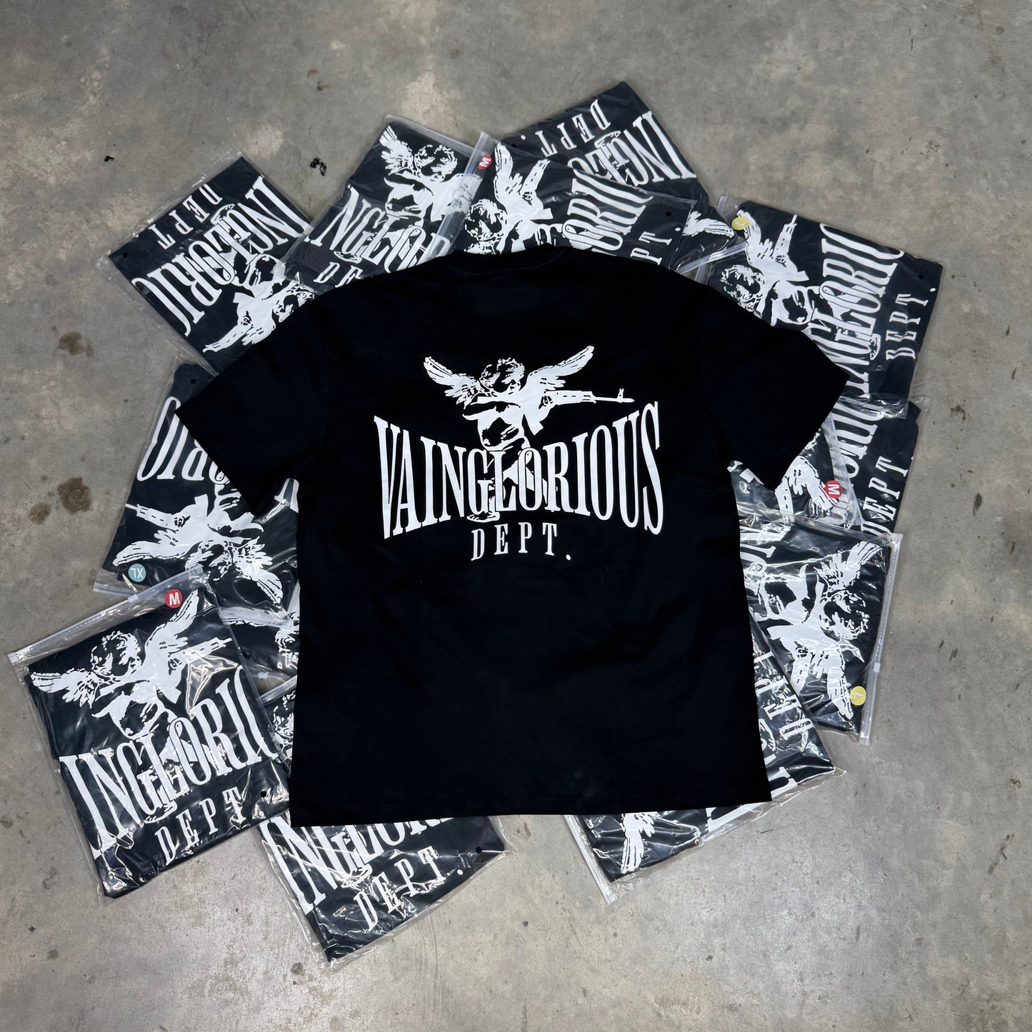 "VAINGLORIOUS" Angel Oversized T-Shirt